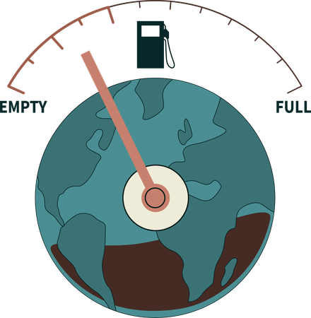 Fossil fuel campaign  Illustration