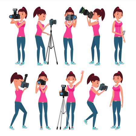 Fotografa femminile  Illustration