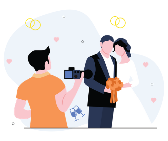 Fotografía de boda  Ilustración