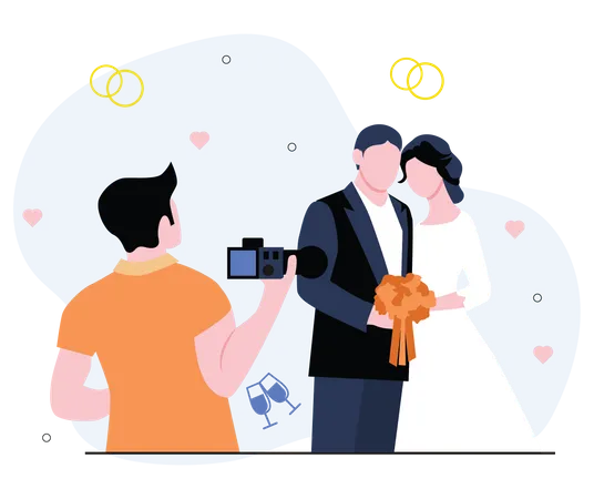 Fotografía de boda  Ilustración