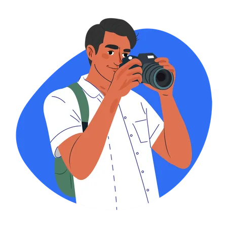 Fotógrafo  Ilustração