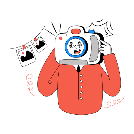 Fotógrafo profesional  Ilustración
