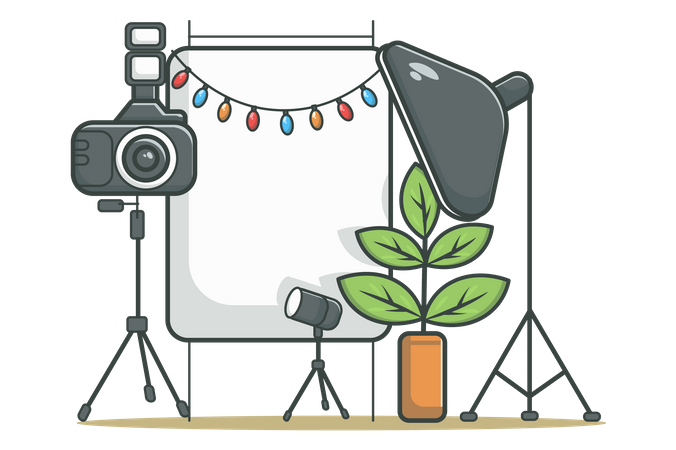 Fotostudio  Illustration
