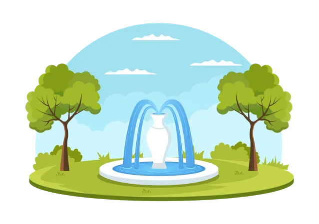 Fountain Illustration