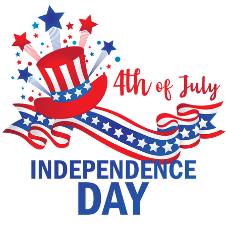 Fourth of july independence day  Illustration