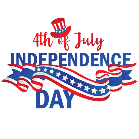 Fourth of july independence day  Illustration