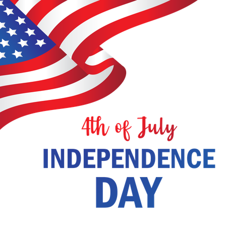 Fourth of july independence day  Illustration