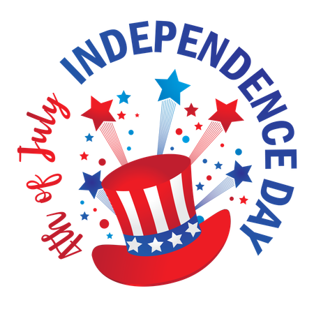 Fourth of july independence day  Illustration