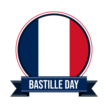 France bastille day  Illustration