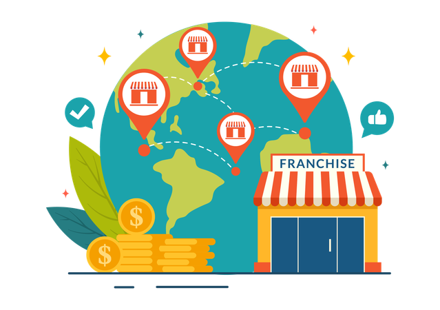 Franchise Location  Illustration