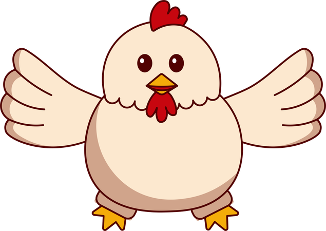 Frango Fofo 1  Illustration