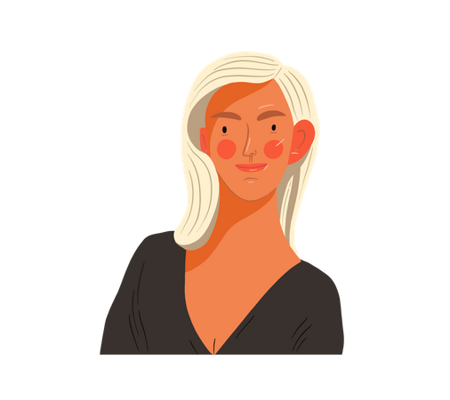 Frau  Illustration