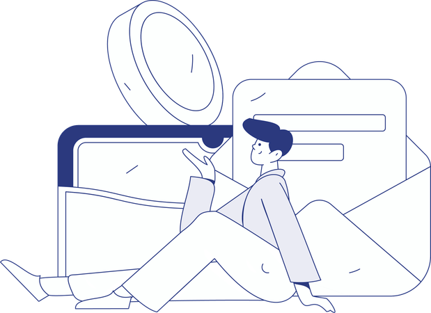 Frau verdient mehr Geld mit Shopping-Website  Illustration