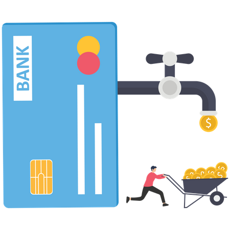 Fraude en cuenta de pago con tarjeta de débito  Ilustración
