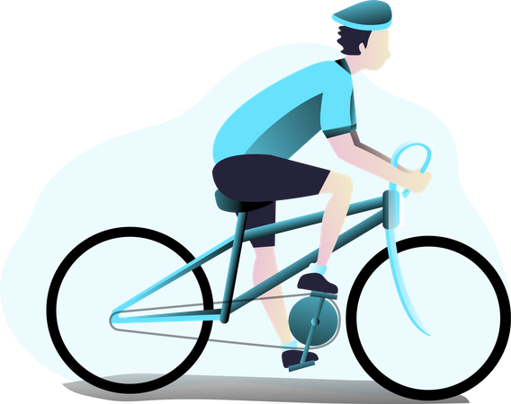 Free Andar de bicicleta  Ilustração