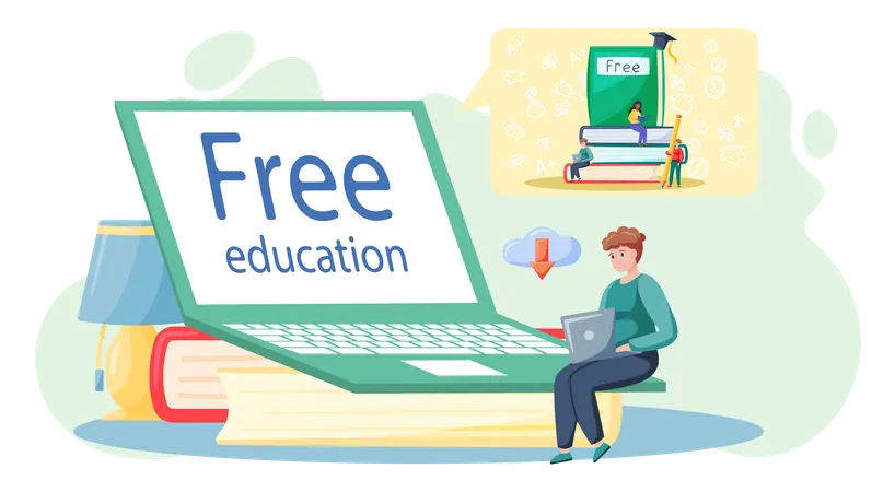 Free education  Illustration