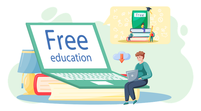 Free education  Illustration