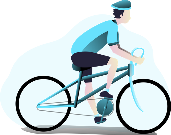 Free Radfahren  Illustration