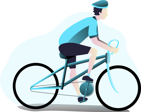 Free Faire du vélo  Illustration