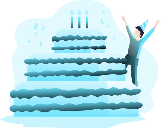 Free Happy Birthday  일러스트레이션