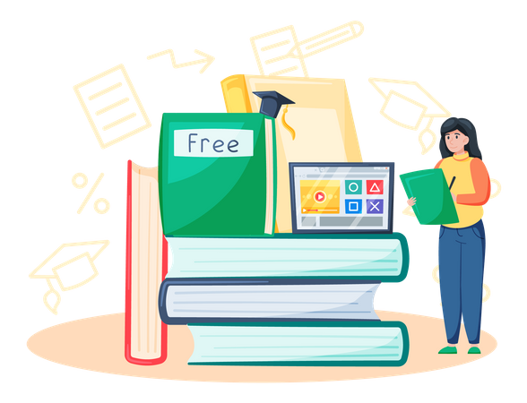 Free lecture  Illustration