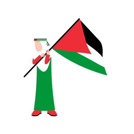 Free palestine  イラスト