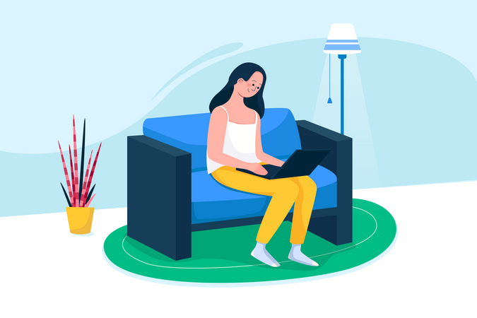 Free Working Space  Illustration