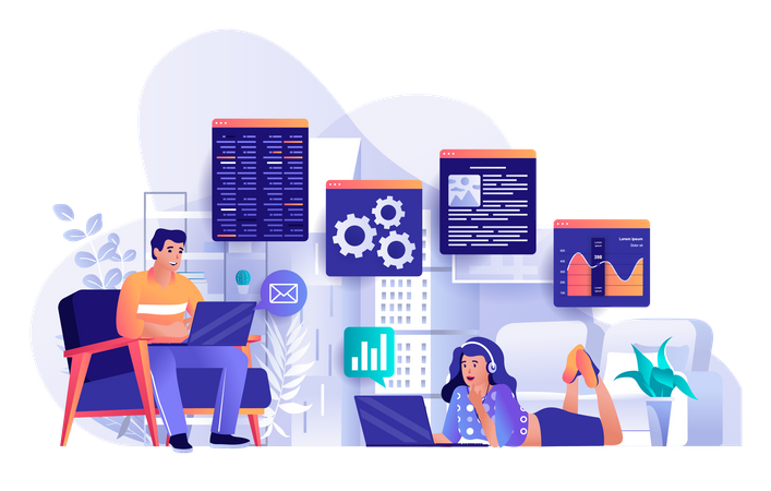 Freelancer  Illustration