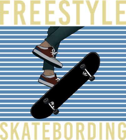 Freestyle Skater Illustration