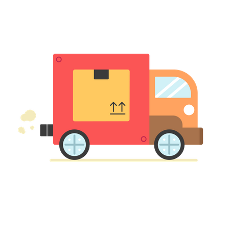 Freight truck Illustration