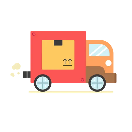 Freight truck Illustration