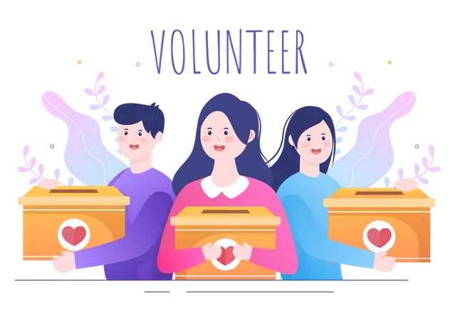 Freiwillige  Illustration