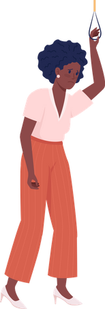 Fremde Frau zeigt Mitleid  Illustration