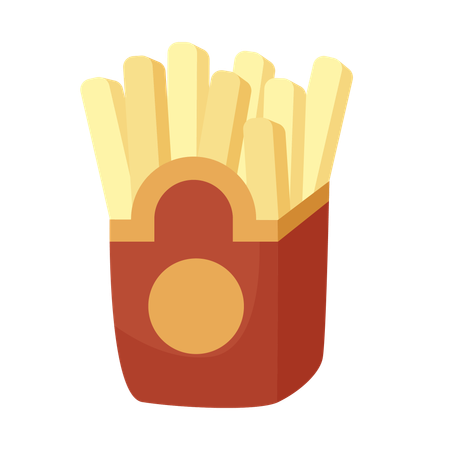 French fries  일러스트레이션