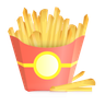 illustrations for potato fries