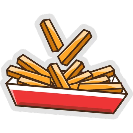 French Fries  Illustration