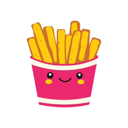 French Fries  Illustration