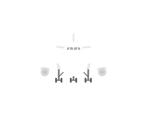 Frente del avión  Ilustración