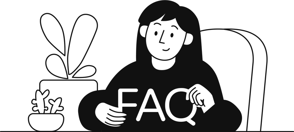 Frequently Asked Questions Illustration