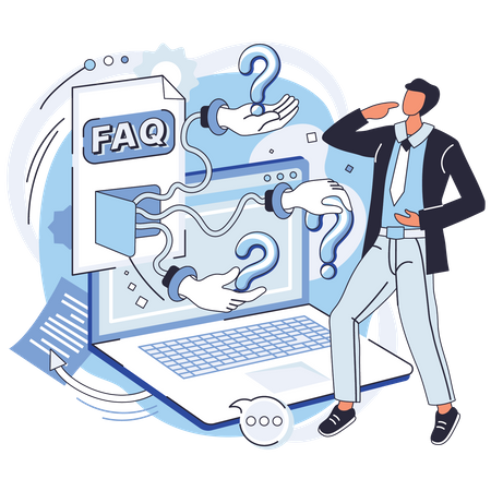 Frequently asked questions  Illustration