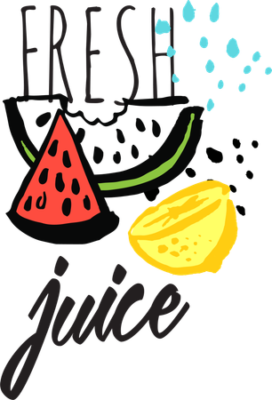 Fresh juice  Illustration