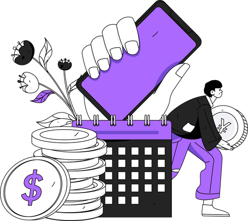 Friend Invitation  Illustration