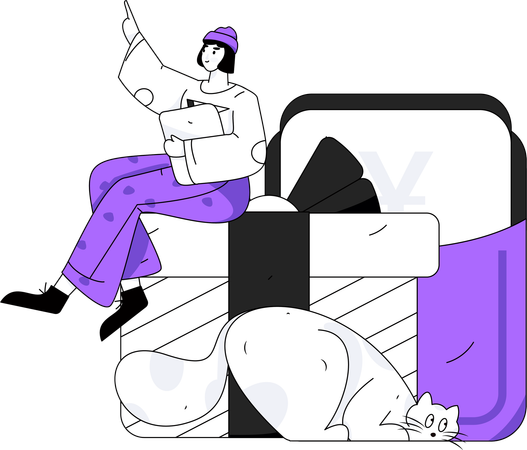 Friend Invitation  Illustration