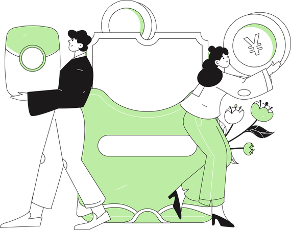 Friend Invitation  Illustration