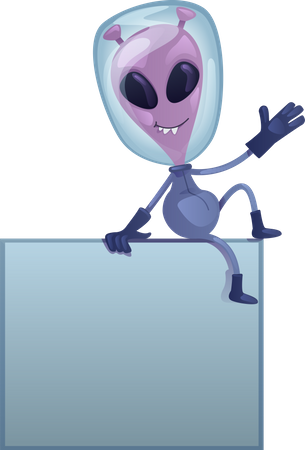 Friendly alien  Illustration