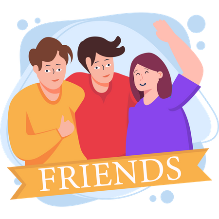 Friends Like Family  Illustration