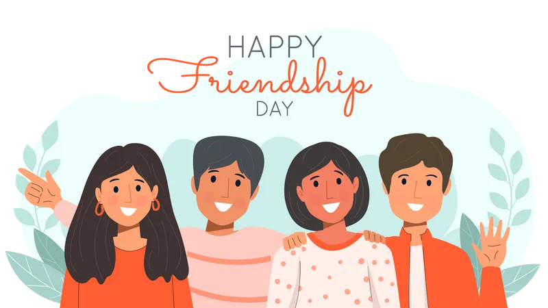 Friendship Day Celebration Illustration