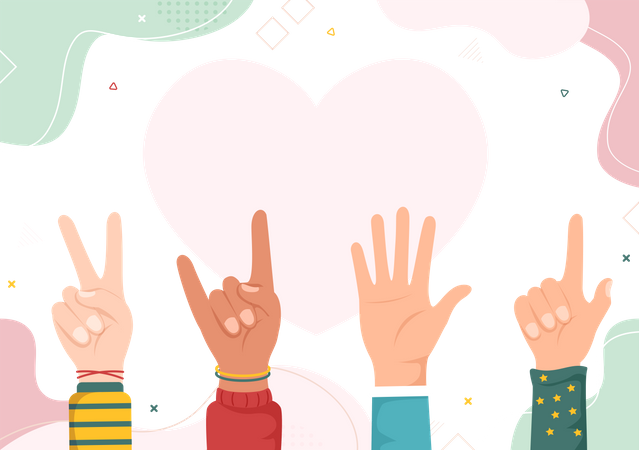 Friendship Day celebration  Illustration