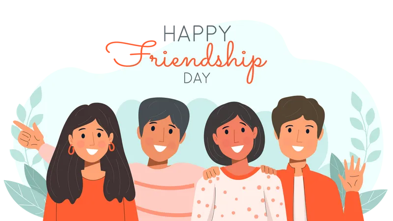 Friendship Day Celebration  Illustration