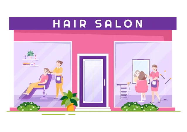 Friseur  Illustration